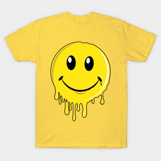 Melting Smiley T-Shirt by detective651